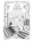 Ivy's Superb Swatches: A Practical Color Reference Workbook for Adult Coloring Enthusiasts