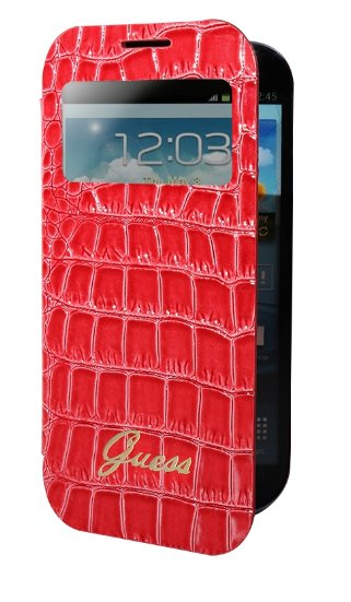 Guess GUEGUBBWS4MCRR rood / Galaxy S4