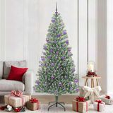 Prolenta Maison Exclusive Kunstkerstboom, besneeuwd met LED-verlichting, 210 cm