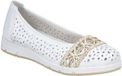 Rieker L3062 ballerina schoenen voor dames wit