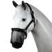 Horze Vliegenhoes ter bescherming van de neus tijdens het rijden of wervelen, zwart, maat pony paard