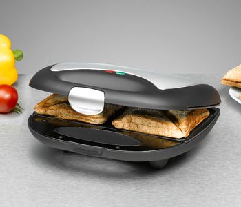 Rommelsbacher ST 710 Sandwichmaker - 700W - Zwart/Zilver