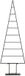 Mica Decorations Decoratie Kerstboom - Metaal - Zwart