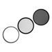 PolarPro P6001 Camera Filter Set for DJI Zenmuse X5/X5S - 3 Pack (UV, CP, ND8)