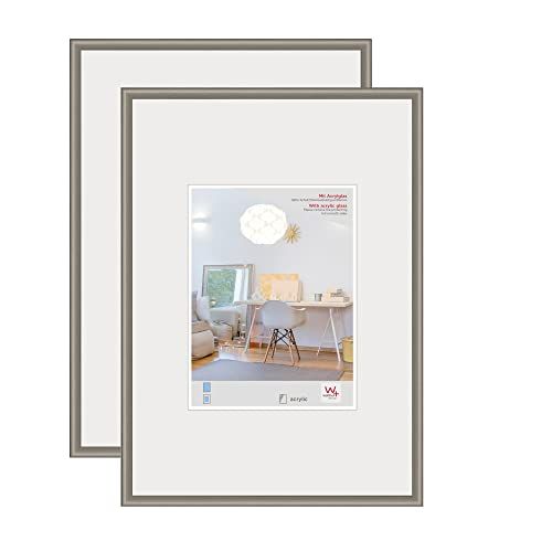 Walther Design New Lifestyle fotolijst - staal - 27,7 x 42 cm (DIN A3)