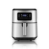 Ufesa Falcon Luchtfriteuse van 6,5L, Roestvrij Staal, Air Pulse technologie, 8 Programma's, 1700W, Digitaal, Timer, Temperatuur 80ºC - 200ºC, Geen BPA of PFOA, Antiaanbakmand en -bakplaat.