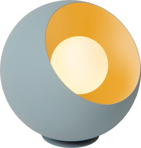 Lucide DOREDOS - Tafellamp - Ø 20 cm - 1xE27 - Pastel blauw