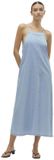 Vero Moda Adelyn Lange Jurk Zonder Mouwen Blauw M Vrouw