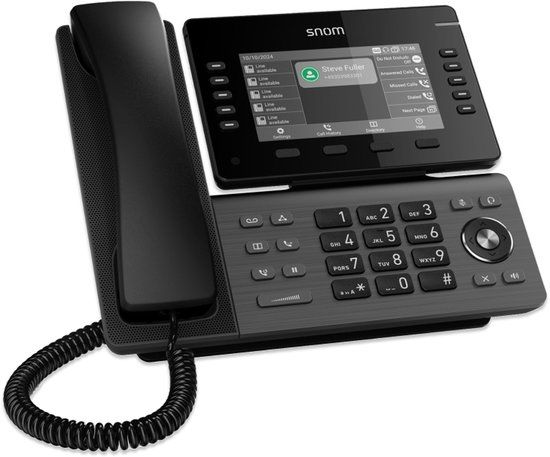 Snom D815W IP telefoon Zwart TFT Wifi