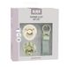 Bibs Bibs Colour & Clip Gift Set Klassieke speen Rond Latex Salie