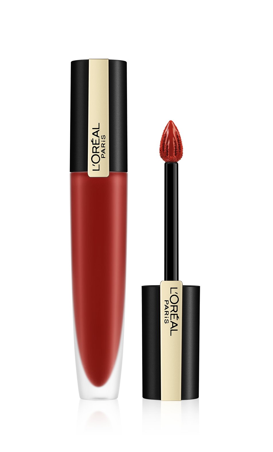 L'Oréal Make-Up Designer Rouge Signature - 115 I Am Worth It - Rood - Matte Vloeibare Lipstick