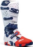 Sidi Crossair-X Motorcross laarzen Wit/rood/blauw Maat 45