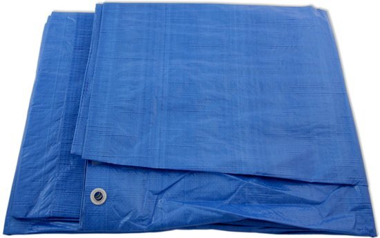 Cover-Multitarp Afdekzeil 6 x 8 meter Blauw 100 g/m2