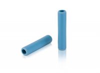 XLC GR-S31 Ergonomische Handvatten - Blauw Siliconen - Inclusief Stuurdoppen - Geschikt voor Elektrische Fietsen en Stadsfietsen