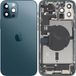 Apple iPhone 12 Pro Batterijklep, Met Middenbehuizing, Complete Onderdelen, Blauw (Pacific Blue), Premium Swap