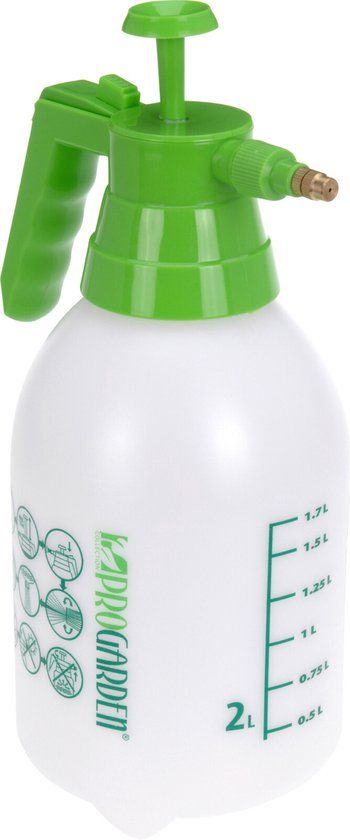 Pro Garden Plantenspuit - 2 liter - drukspuit met handpomp - waterverstuiver