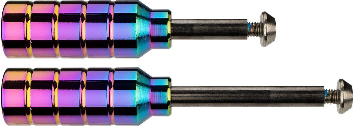 Black Dragon Stuntstep Peg Set - Neochrome - Aluminium
