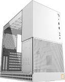Geometric Future M4 King Arthur Mid/Mini Tower, E-ATX/ATX Gaming PC-behuizing, glas/1,2 mm staal, Type C, verticale GPU-montage, Wit
