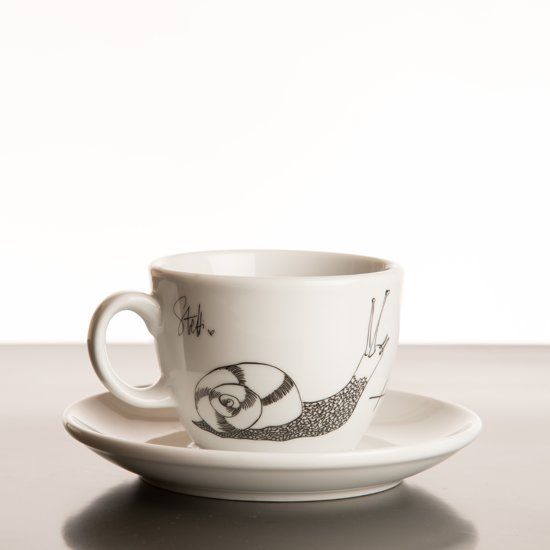 Koffie KÃ n Cappuccinokop Slow Coffee - set van 6