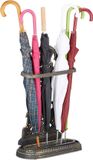 Relaxdays Parasolstandaard - Metaal - Brons - 44.50 cm