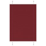 VidaXL Plissé rolgordijn 95x200 cm stofbreedte 94,4 cm bordeauxrood
