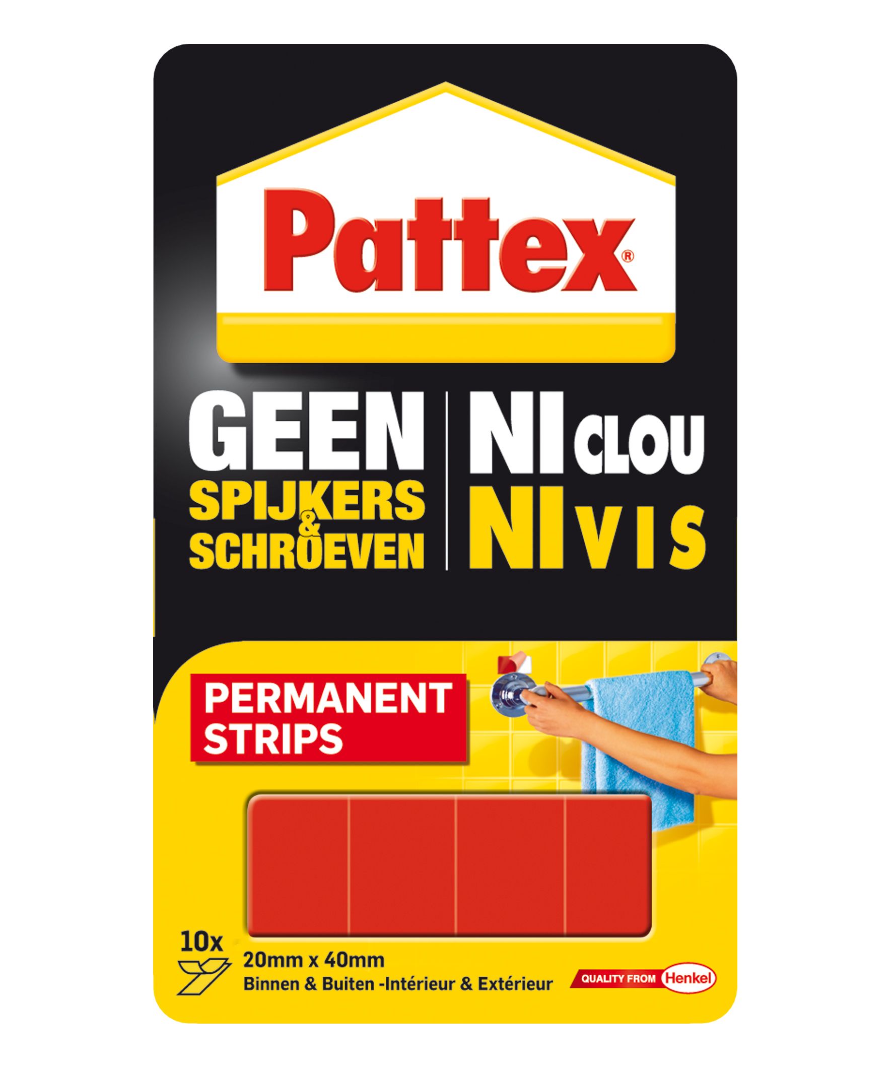 Pattex Dubbelzijdige montagestrips