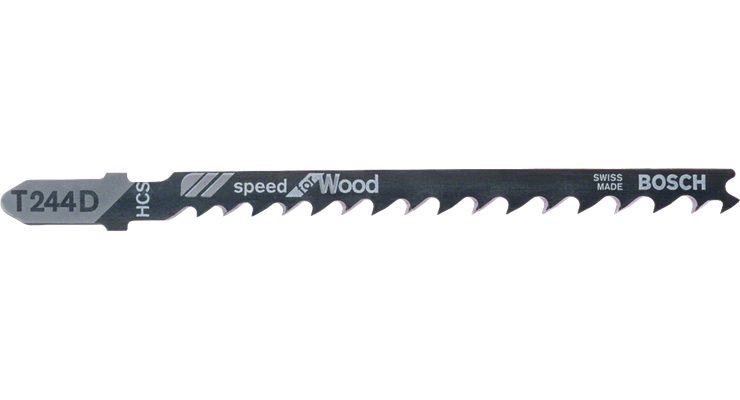 Bosch T 244 D Speed for Wood decoupeerzaagbladen