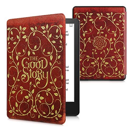 kwmobile hoes compatibel met Amazon Kindle Paperwhite (11. Gen - 2021) - Case voor e-reader in geel/oranje/rood - Sprookjesboek