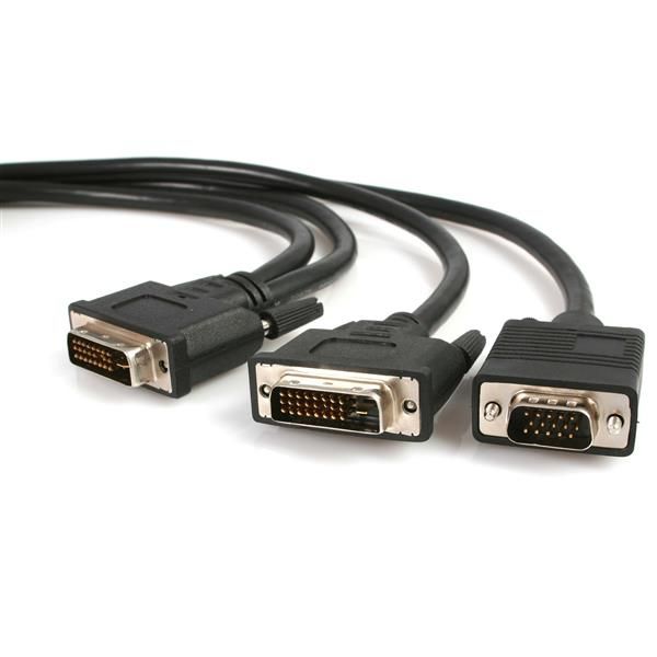 StarTech.com DVI-I naar DVI-D & VGA videosplitterkabel - 1.8 m