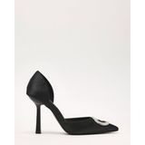 Steve Madden Escarpins scintillants Satin noir Taille : 38