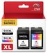Elzusha Cartouches d'encre Pack duo PG-540 CL-541XL Convient pour imprimantes Canon