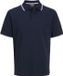 JACK & JONES JJ REBEL JREBZELL POLO SS SN Heren Poloshirt - Sky Captain