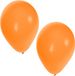 Bellatio Decorations ballonnen - 15x stuks - oranje - 27 cm - verjaardag - feestartikelen - versiering