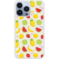 iPhone 13 Pro Fruits tropicaux bedrukt siliconen hoesje