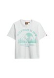 Superdry Lo-Fi Outdoor Mono Relaxed T-shirt Dames
