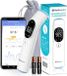 MostEssential Thermomètre numérique 2-en-1 – Thermomètre auriculaire – Thermomètre frontal et corporel – Thermomètre pour Adultes, Enfants et Bébés – Sans contact – Application incluse – 20F