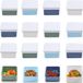 Boîtes de conservation avec couvercle - 16 x 150 ml - set de boîtes de conservation colorées