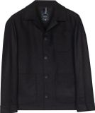 Giordano Vittorio Overshirt Wolmix Tussenjas Donkerblauw XXL