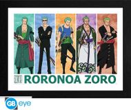 GB Eye One Piece Framed Print - Pirate Hunter Zoro (30x40cm)