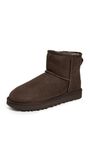 UGG Vachtlaarzen Dames W Classic Mini Ii, Maat: 41, Materiaal: Suède, Kleur: Bruin