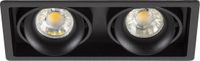 KS Verlichting Inbouwspot Bjorn 2 zwart set 6 stuks