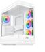 XIGMATEK META Arctic Boîtier PC, Midi-Tour, E-ATX, Verre Trempé, ARGB, Blanc