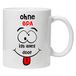 Acen Merchandise Ohne Opa ist Alles doof - Fun keramische mok koffie thee beker - perfect cadeau voor Valentijnsdag, Pasen, zomer, Kerstmis, verjaardag, jubileum