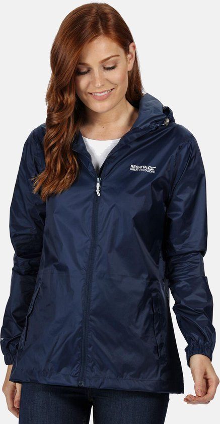 Regatta Pack-It III Regenjas Dames - Blauw - Maat 36