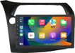 Honda Autoradio met Bluetooth et CarPlay pour Honda Civic hatchback (2005–2011) – Compatibel met Apple et Android – Installation stéréo – Système de navigation – 2 Go RAM, 32 Go espace de stockage