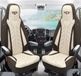 Bremer Sitzbezüge Premium Camper stoelhoezen voor La Marca Ducato Jumper Boxer PLKT210 in Bruin/Beige (2 losse stoelen)