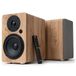 VULKKANO A5 Arc MKII haut-parleur amplifié avec woofer de 5,25 pouces, Bluetooth 5.0, HDMI Arc, sortie optique, RCA, USB, sortie subwoofer, haut-parleurs TV, marron