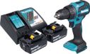 Makita DDF 490 RT accuboormachine 18 V 65 Nm 1/2" borstelloos + 2x accu 5.0 Ah + lader