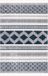 Safavieh Marrakesh Collectie MRK515 Marokkaans Geweven Tapijt - Ivoor & Blauw, 122 x 183 cm