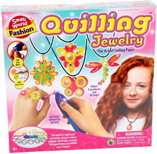 Merkloos Papier Quilling Sieraden - Luxe - Diverse Kleuren